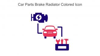 Car Parts Brake Radiator Colored Icon In Powerpoint Pptx Png And Editable Eps Format