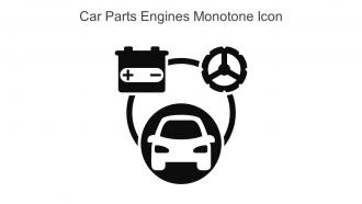 Car Parts Engines Monotone Icon In Powerpoint Pptx Png And Editable Eps Format