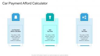 Car Payment Afford Calculator In Powerpoint And Google Slides Cpb