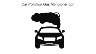 Car Pollution Gas Monotone Icon In Powerpoint Pptx Png And Editable Eps Format