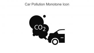 Car Pollution Monotone Icon In Powerpoint Pptx Png And Editable Eps Format