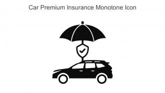 Car Premium Insurance Monotone Icon In Powerpoint Pptx Png And Editable Eps Format