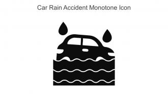 Car Rain Accident Monotone Icon In Powerpoint Pptx Png And Editable Eps Format