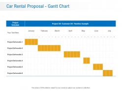Car Rental Proposal Gantt Chart Ppt Powerpoint Presentation Infographic Template Slides