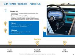 Car Rental Proposal Powerpoint Presentation Slides