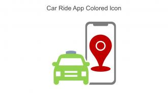 Car Ride App Colored Icon In Powerpoint Pptx Png And Editable Eps Format