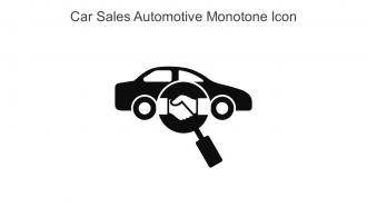 Car Sales Automotive Monotone Icon In Powerpoint Pptx Png And Editable Eps Format