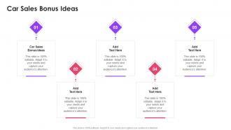 Car Sales Bonus Ideas In Powerpoint And Google Slides Cpb
