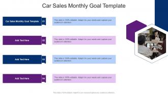 Car Sales Monthly Goal Template In Powerpoint And Google Slides Cpb