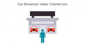 Car Showroom Visitor Colored Icon In Powerpoint Pptx Png And Editable Eps Format