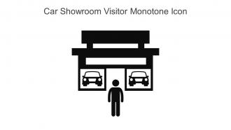 Car Showroom Visitor Monotone Icon In Powerpoint Pptx Png And Editable Eps Format