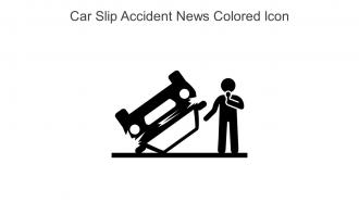 Car Slip Accident News Colored Icon In Powerpoint Pptx Png And Editable Eps Format