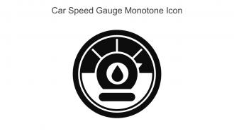 Car Speed Gauge Monotone Icon In Powerpoint Pptx Png And Editable Eps Format