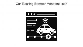 Car Tracking Browser Monotone Icon In Powerpoint Pptx Png And Editable Eps Format