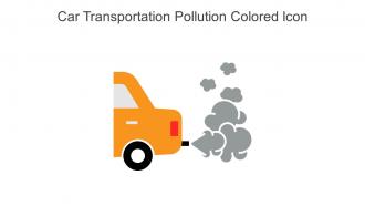 Car Transportation Pollution Colored Icon In Powerpoint Pptx Png And Editable Eps Format