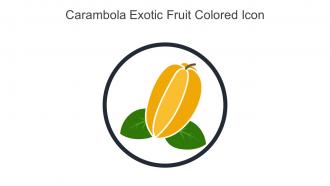 Carambola Exotic Fruit Colored Icon In Powerpoint Pptx Png And Editable Eps Format