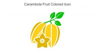Carambola Fruit Colored Icon In Powerpoint Pptx Png And Editable Eps Format