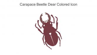 Carapace Beetle Dear Colored Icon In Powerpoint Pptx Png And Editable Eps Format