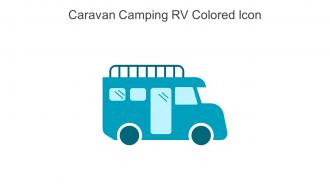 Caravan Camping RV Colored Icon In Powerpoint Pptx Png And Editable Eps Format