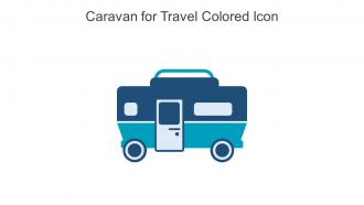 Caravan For Travel Colored Icon In Powerpoint Pptx Png And Editable Eps Format