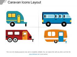 Caravan icons layout