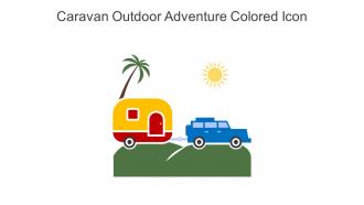 Caravan Outdoor Adventure Colored Icon In Powerpoint Pptx Png And Editable Eps Format