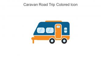 Caravan Road Trip Colored Icon In Powerpoint Pptx Png And Editable Eps Format