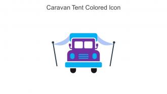 Caravan Tent Colored Icon In Powerpoint Pptx Png And Editable Eps Format