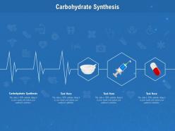 Carbohydrate synthesis ppt powerpoint presentation file outline