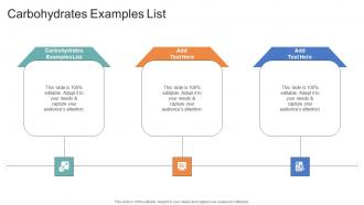 Carbohydrates Examples List In Powerpoint And Google Slides Cpb
