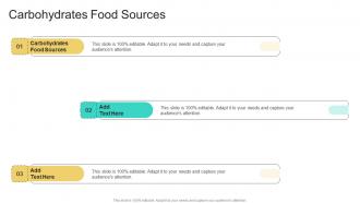 Carbohydrates Food Sources In Powerpoint And Google Slides Cpb