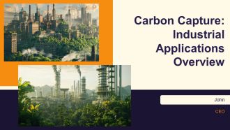 Carbon Capture Industrial Applications Overview PPT Slides AT