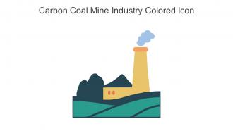 Carbon Coal Mine Industry Colored Icon In Powerpoint Pptx Png And Editable Eps Format