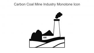 Carbon Coal Mine Industry Monotone Icon In Powerpoint Pptx Png And Editable Eps Format