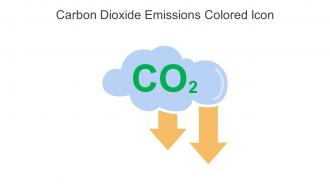 Carbon Dioxide Emissions Colored Icon In Powerpoint Pptx Png And Editable Eps Format
