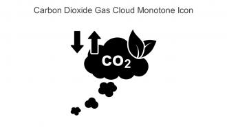 Carbon Dioxide Gas Cloud Monotone Icon In Powerpoint Pptx Png And Editable Eps Format