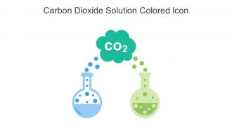 Carbon Dioxide Solution Colored Icon In Powerpoint Pptx Png And Editable Eps Format