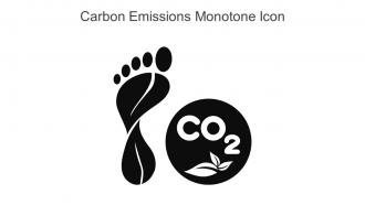 Carbon Emissions Monotone Icon In Powerpoint Pptx Png And Editable Eps Format