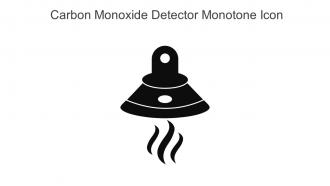 Carbon Monoxide Detector Monotone Icon In Powerpoint Pptx Png And Editable Eps Format