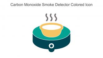 Carbon Monoxide Smoke Detector Colored Icon In Powerpoint Pptx Png And Editable Eps Format