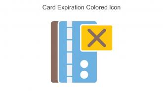 Card Expiration Colored Icon In Powerpoint Pptx Png And Editable Eps Format