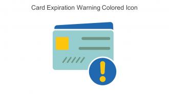 Card Expiration Warning Colored Icon In Powerpoint Pptx Png And Editable Eps Format