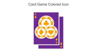 Card Game Colored Icon In Powerpoint Pptx Png And Editable Eps Format