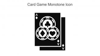 Card Game Monotone Icon In Powerpoint Pptx Png And Editable Eps Format