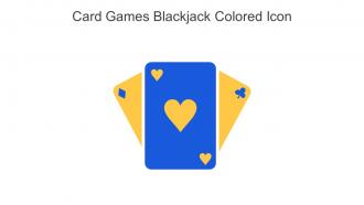Card Games Blackjack Colored Icon In Powerpoint Pptx Png And Editable Eps Format