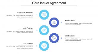 Card Issuer Agreement Ppt Powerpoint Presentation Infographics Summary Cpb