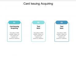 Card issuing acquiring ppt powerpoint presentation pictures rules cpb