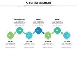 Card management ppt powerpoint presentation diagrams cpb