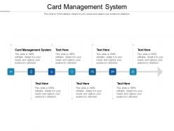 Card management system ppt powerpoint presentation pictures microsoft cpb