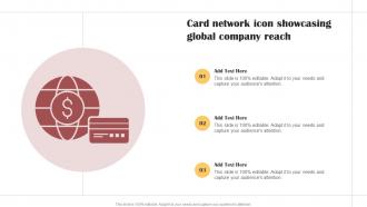 Card Network Icon Showcasing Global Company Reach